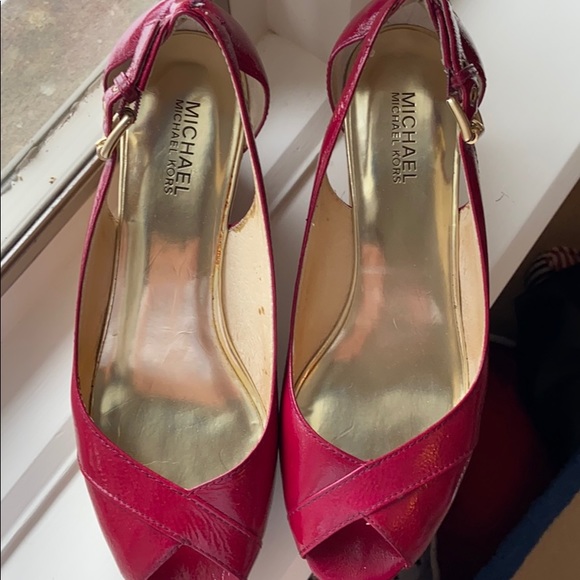 Michael Kors 3-inch cork based heels size 9~ - Picture 3 of 4